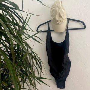 Black AA Swim Bodysuit One Piece